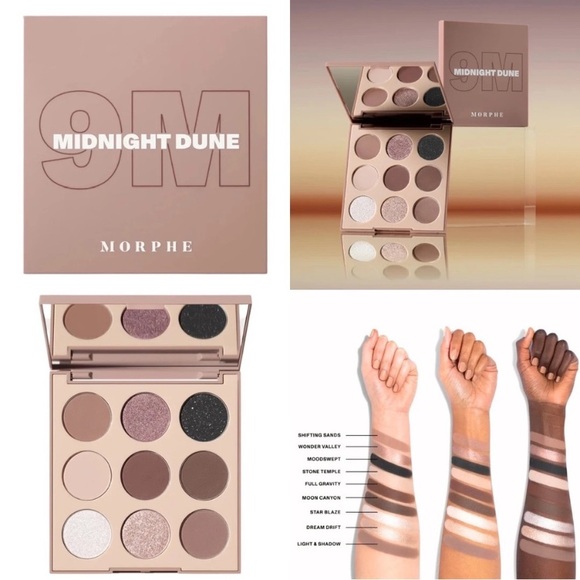 Eyeshadow pallette by Morphe - beautiful neutrals 9M - NEW - Picture 5 of 6